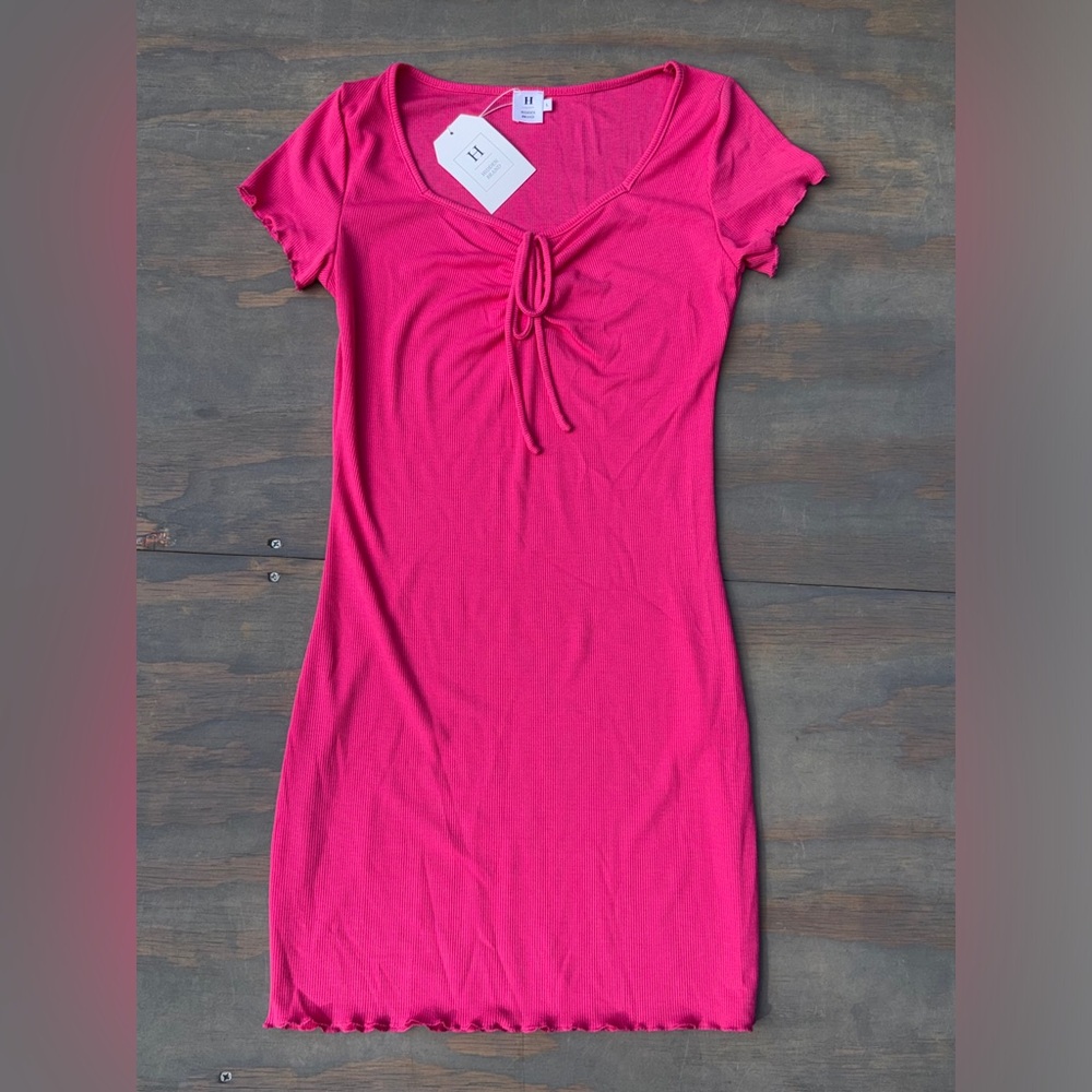 🎀Pink Ribbed Dress🎀 - Picture 7 of 7